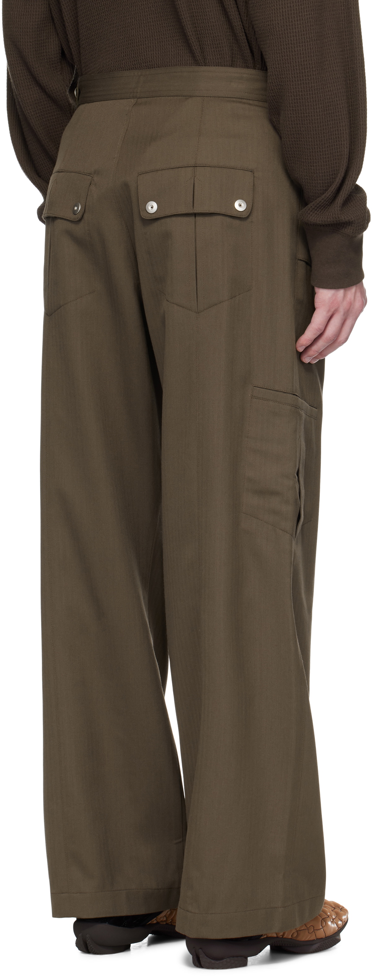 Omar Afridi Brown Carol Cargo Pants Omar Afridi