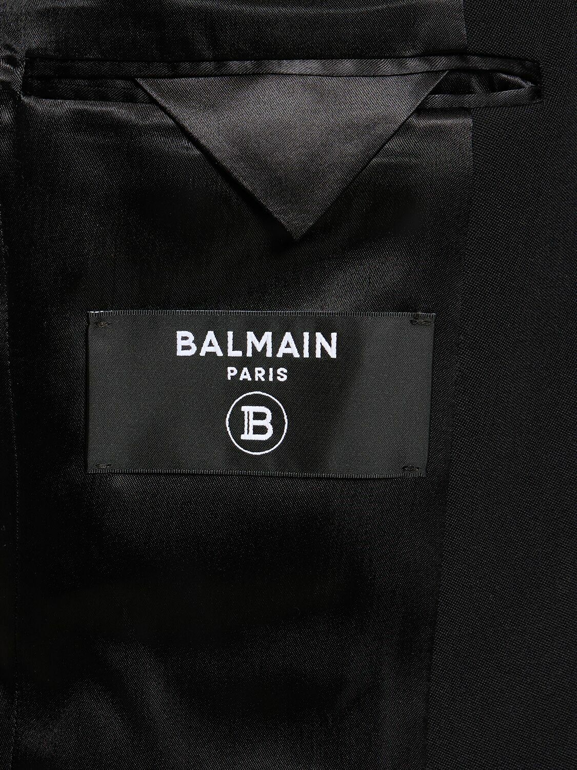 Blazer Femme Balmain Noir En Laine - Taille L/XL - Occasion Très Bon état - Style élégant