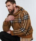 Burberry - Checked jacquard hoodie