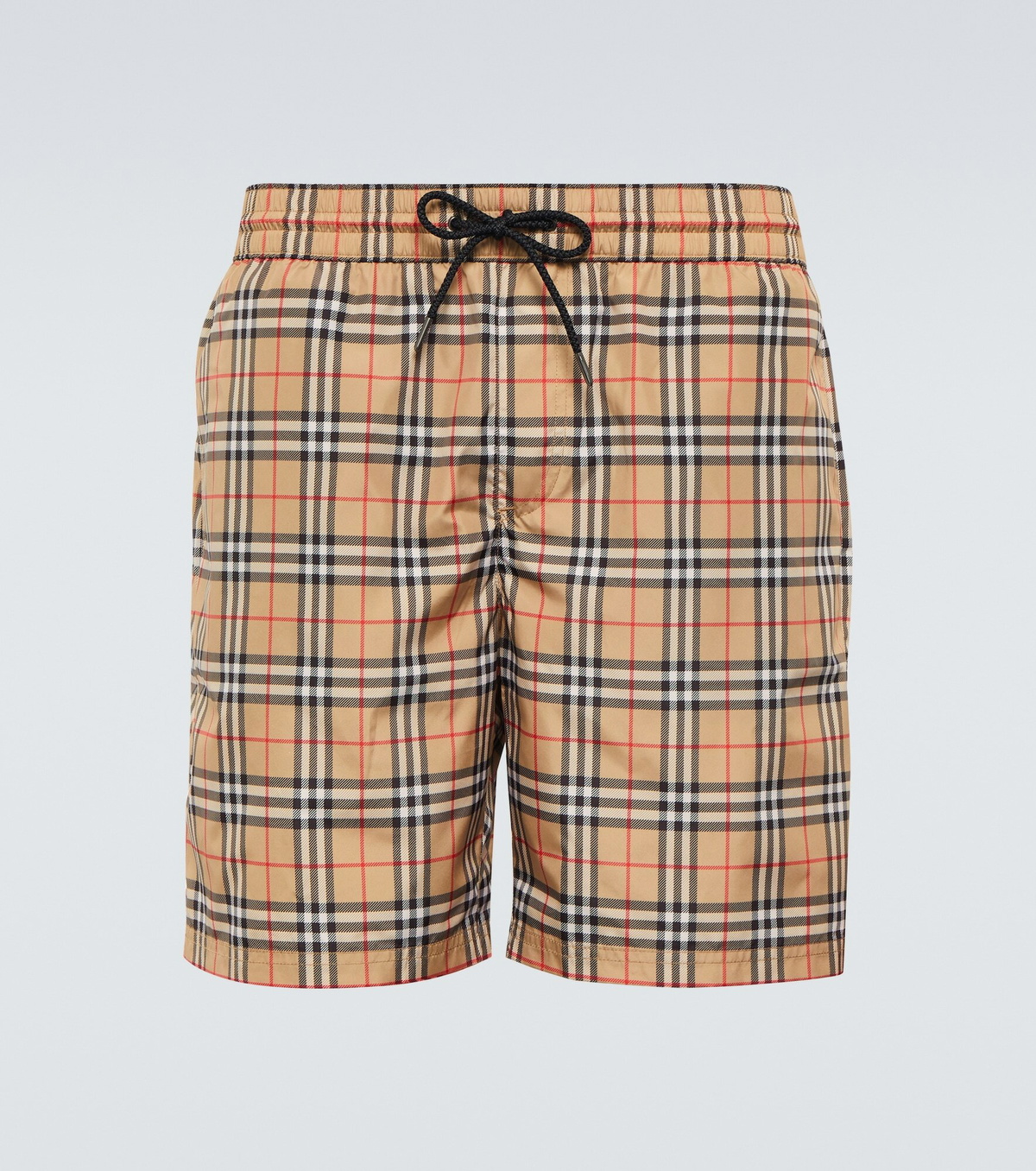 BURBERRY★セレブ愛用 Vintage Check swim shorts Check Swim Shorts in Sand | Burberry® Official