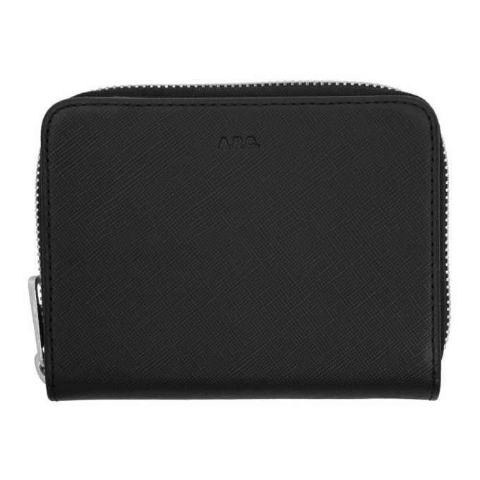 Photo: A.P.C. Black Compact Emmanuel Wallet