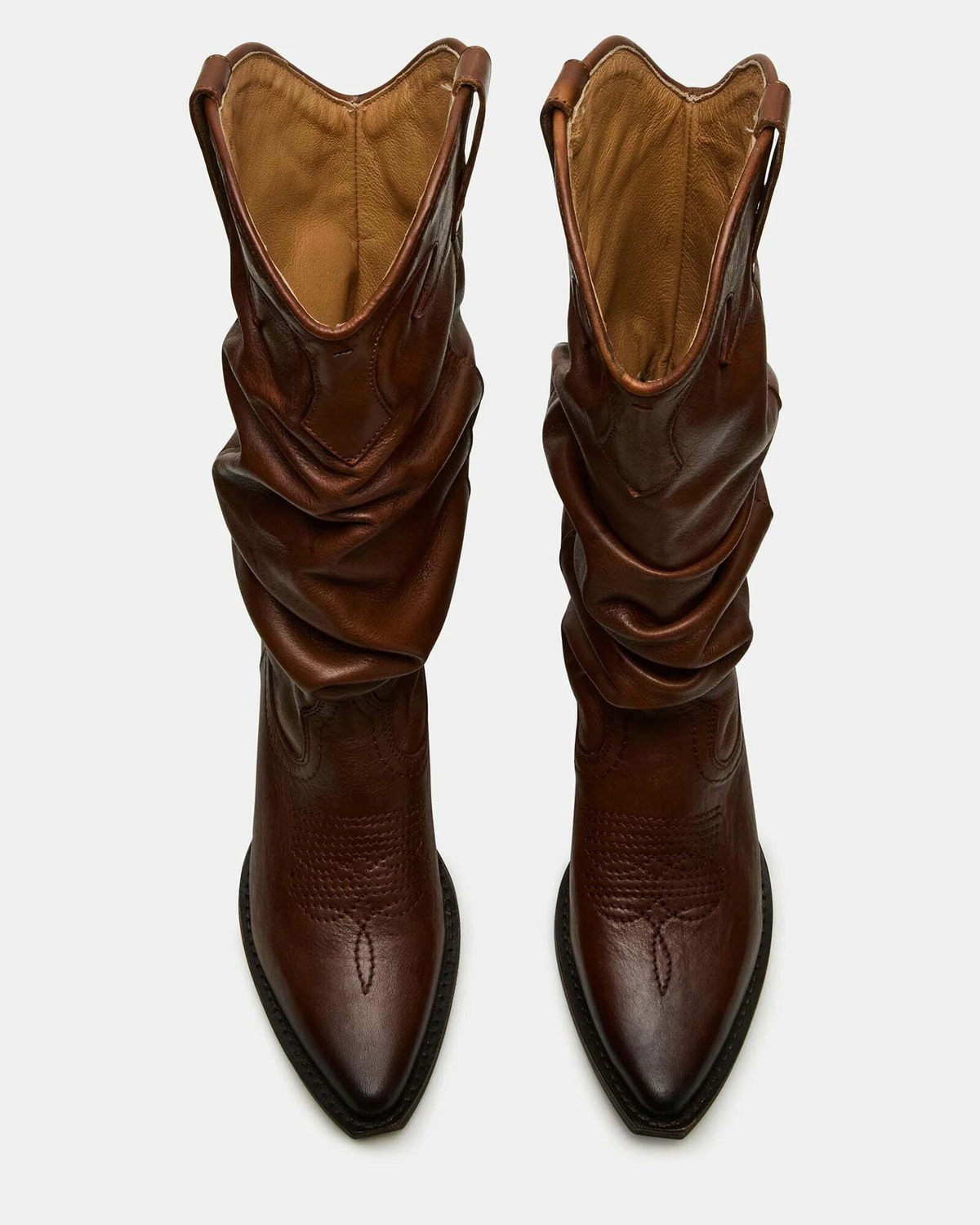 Steve Madden Stage Boots in Brown