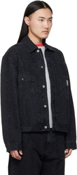 Carhartt Work In Progress Black Belmar Denim Jacket