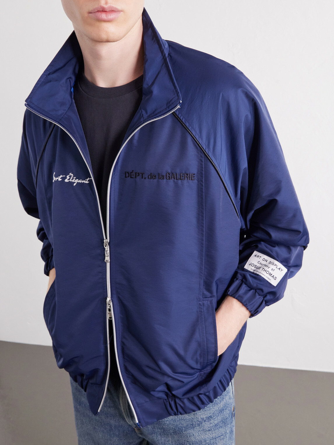 Gallery Dept. - Logo-Embroidered Shell Jacket - Blue