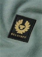 Belstaff - Logo-Appliquéd Garment-Dyed Cotton-Jersey Sweatshirt - Green