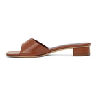 Staud Brown Simone Mules