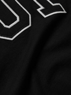 Pop Trading Company - Arch Logo-Appliquéd Cotton-Jersey T-Shirt - Black