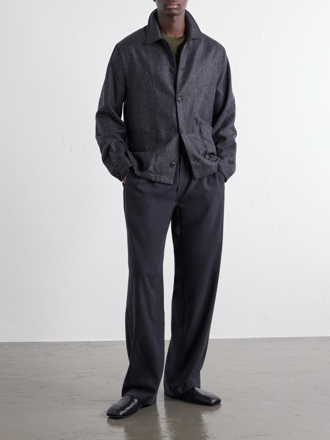 Sunspel - Wool-Twill Jacket - Gray