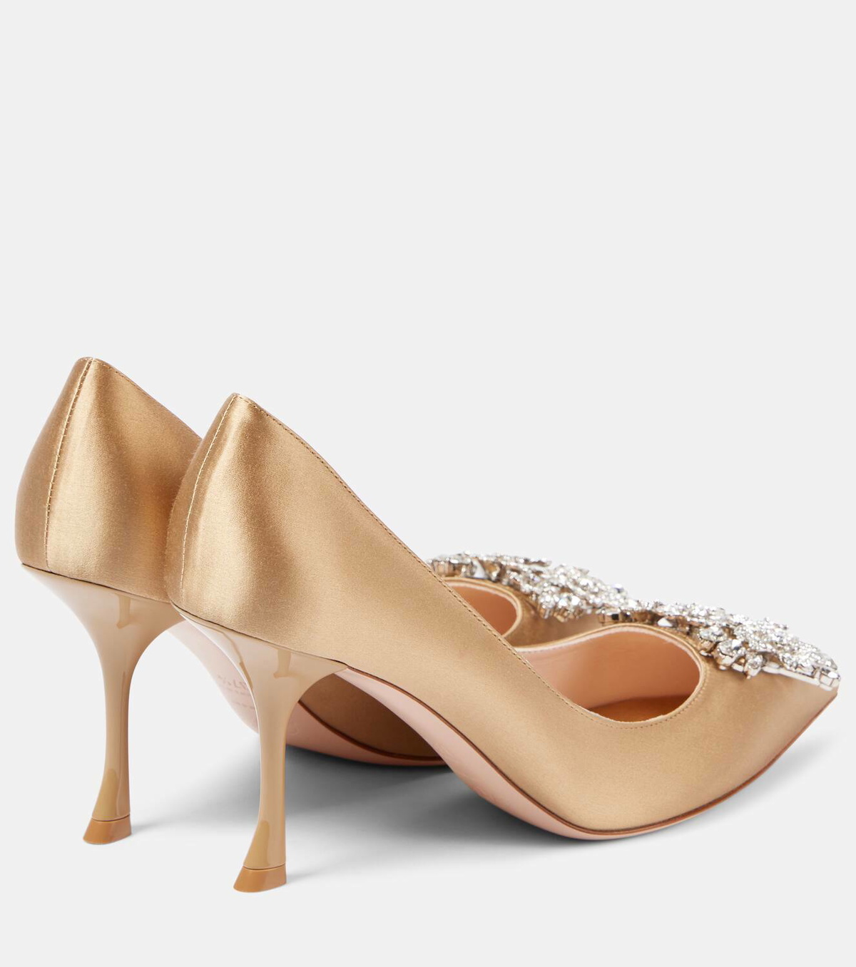 Roger Vivier Efflorescence 85 embellished satin pumps Roger