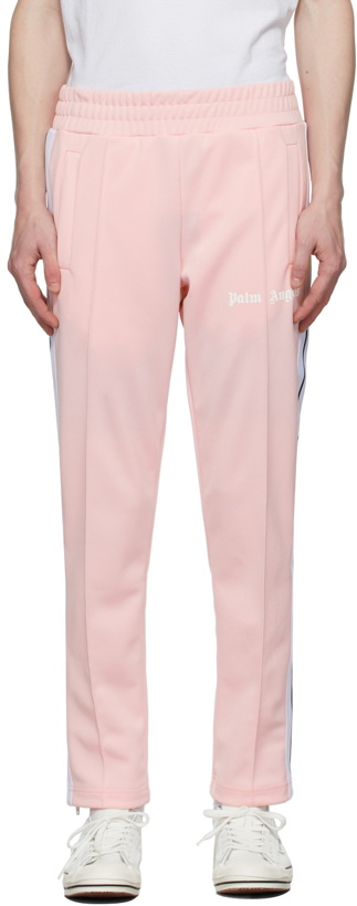 Photo: Palm Angels Pink Slim Lounge Pants