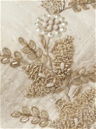 Kartik Research - Embellished Quilted Cotton Gilet - Neutrals