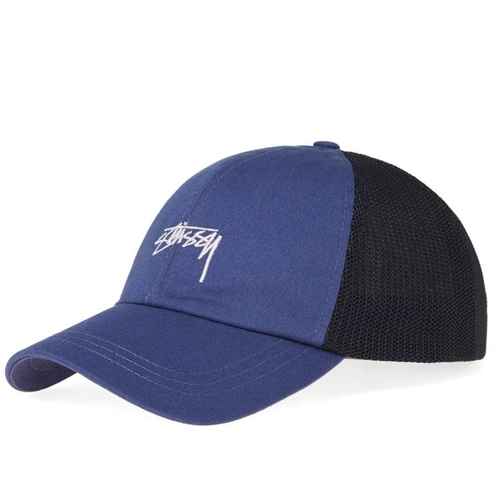 Photo: Stussy Stock Low Pro Trucker Cap Blue