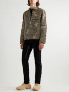 Givenchy - Distressed Camouflage-Print Cotton Blouson Jacket - Brown