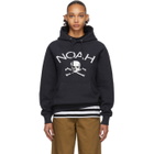 Noah NYC Navy Jolly Roger Hoodie