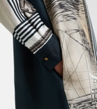 Max Mara Printed silk twill shirt dress