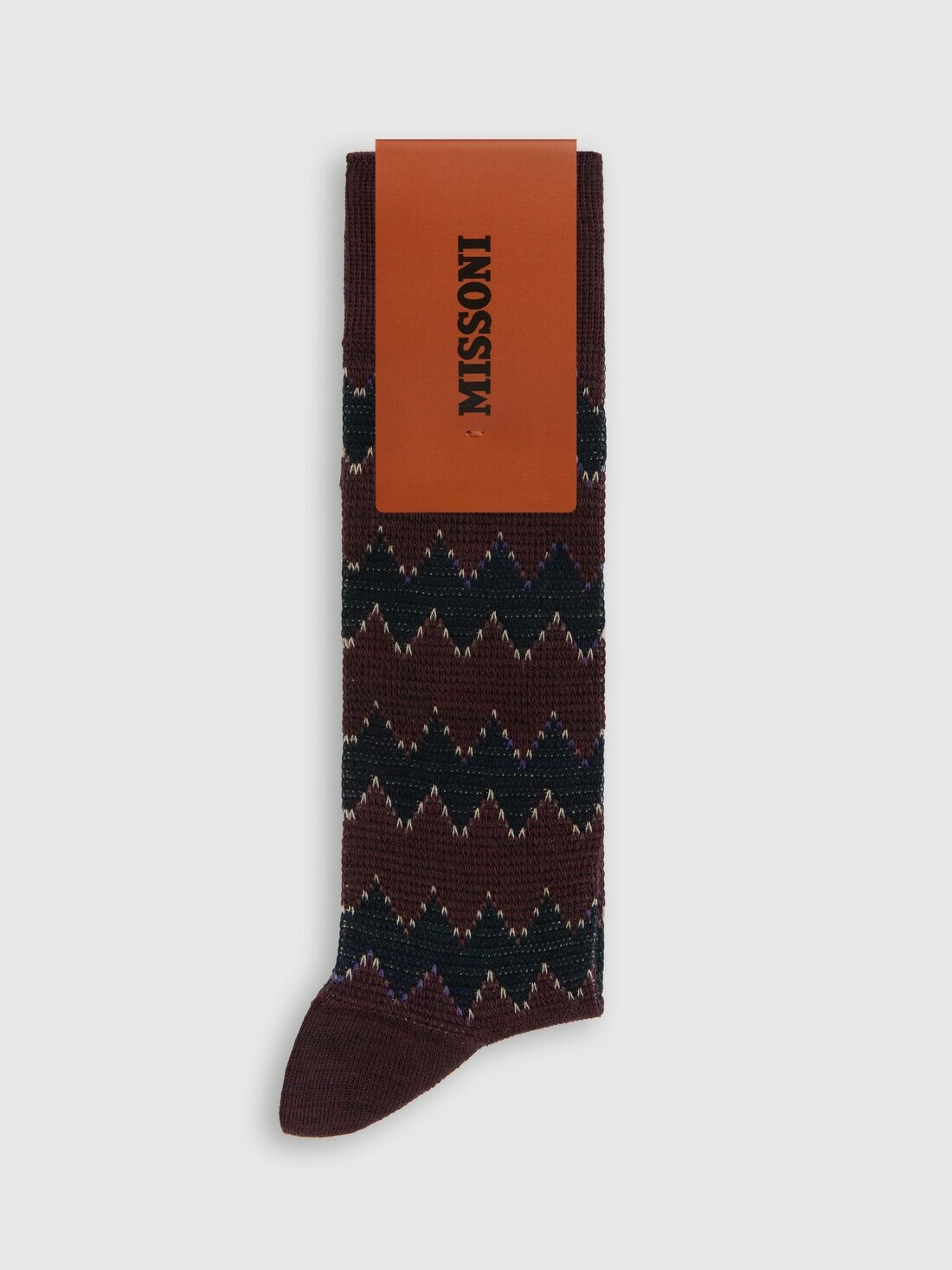 Missoni - Zig zag wool and cotton-blend ankle socks, Men, Multicoloured