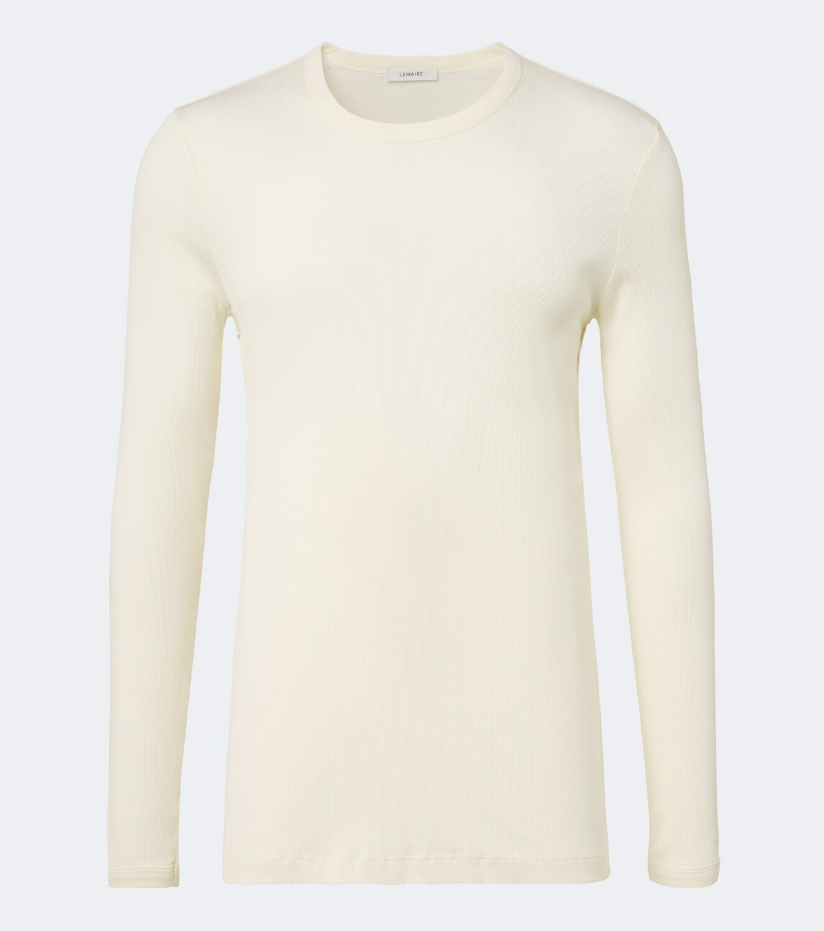 Lemaire Ribbed-knit cotton T-shirt