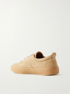 Mr P. - Classic Plimsoll Suede Sneakers - Brown