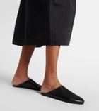 The Row Dante leather mules