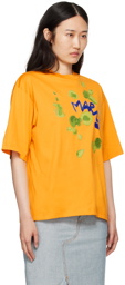 Marni Yellow Dripping Flower T-Shirt