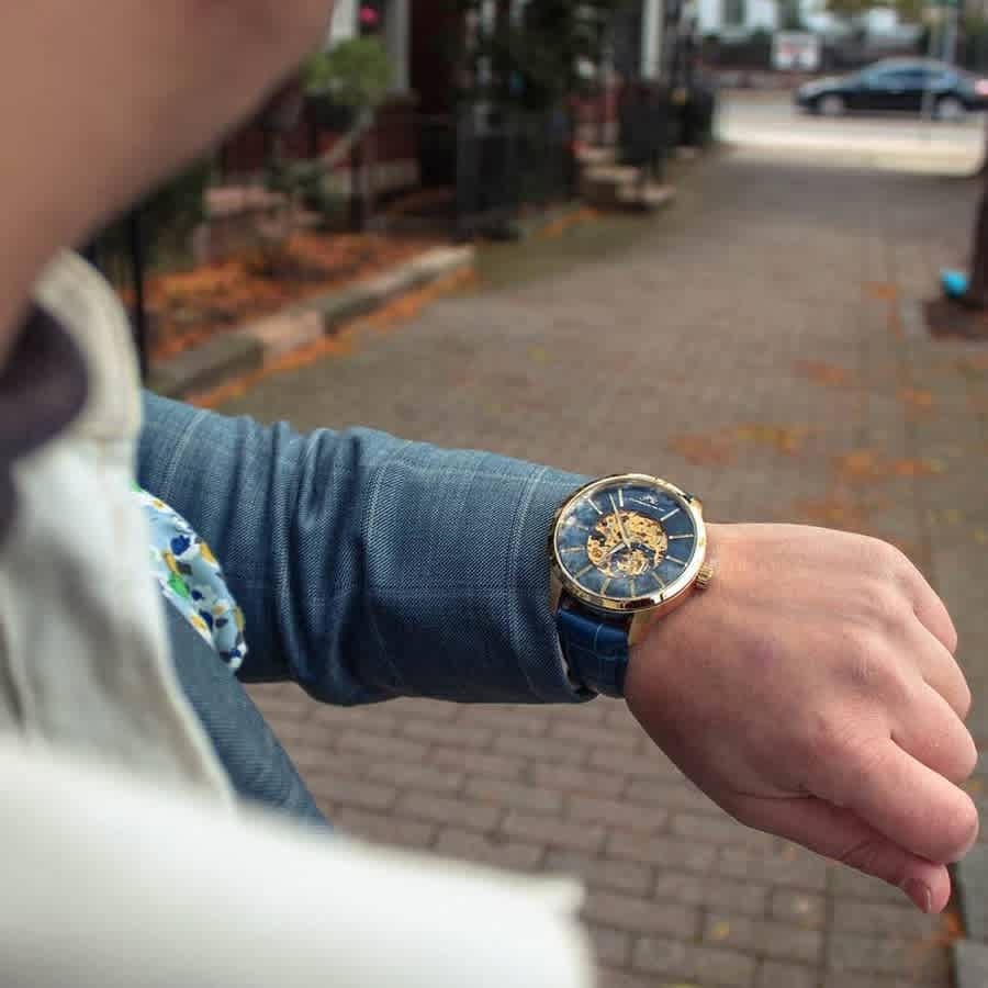 Porsamo Bleu Cassius Automatic Blue Dial Mens Watch 802BCAL