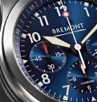 Bremont - ALT1-P/BK Automatic Chronograph 43mm Stainless Steel and Leather Watch - Blue