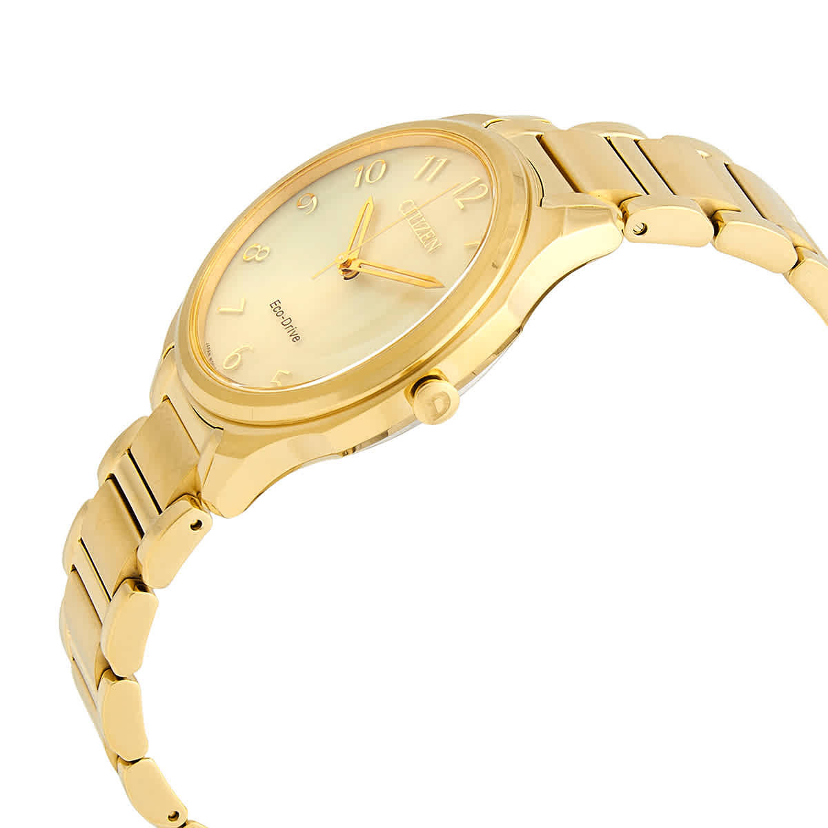 Citizen Drive Eco-Drive Champagne Dial Ladies Watch EM0752-54P