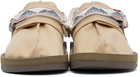 Reebok Classics Beige & Brown Canvas Beatnik Sandals