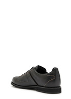 Our Legacy Ten Pin Panelled Leather Shoes Black
