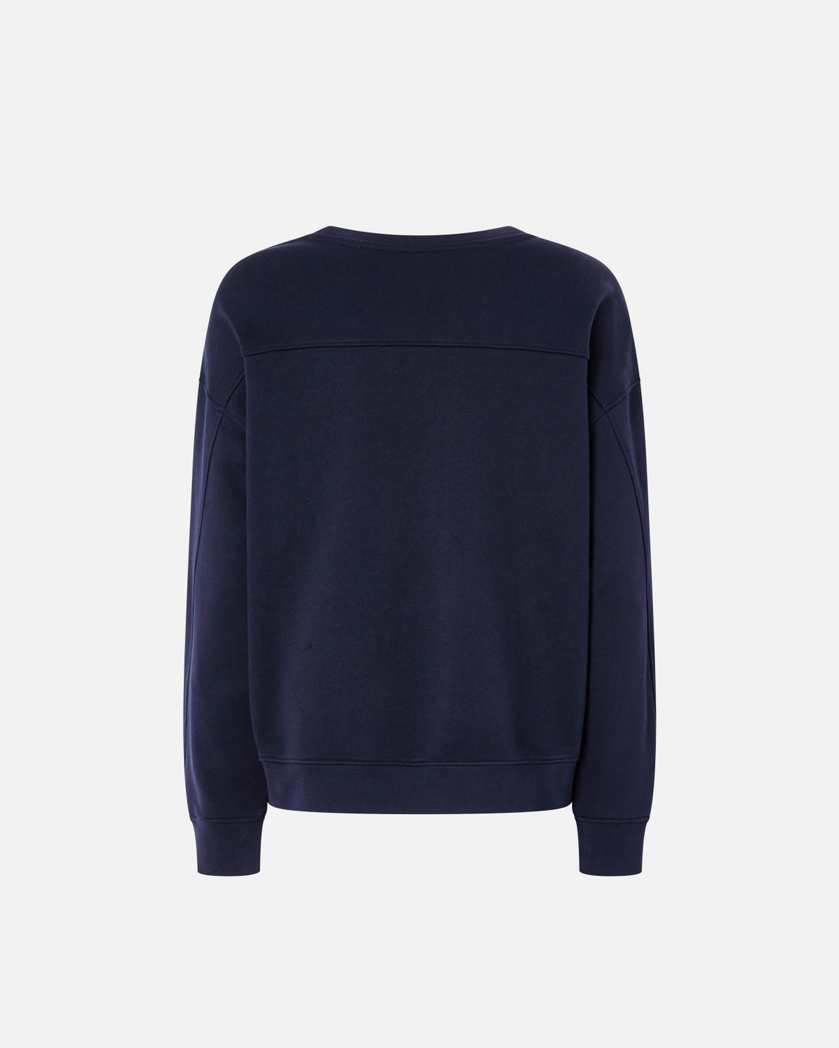 Pinko Crew Neck Sweatshirt With Love Birds Jewel Embroidery Abyss Blue