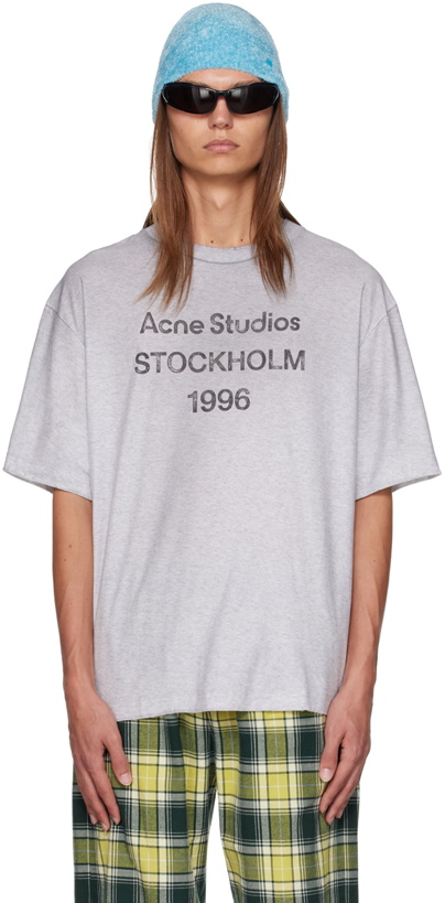 Photo: Acne Studios Gray Faded T-Shirt