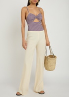 Nounou Zoe Gingham Swimsuit Purple