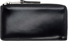 LEMAIRE Black Patina Zip Coin Card Holder