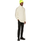 R13 White Cashmere Turtleneck