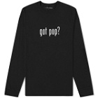 Pop Trading Company Men's Long Sleeve Got POP T-Shirt in Black