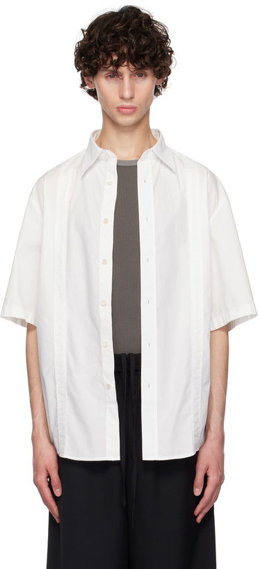 Photo: Acne Studios White Button-Up Shirt