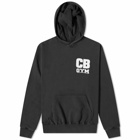 Cole Buxton Men's Gym Hoody in Vintage Black