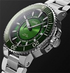 Oris - Hangang Limited Edition Automatic 43.5mm Stainless Steel Watch, Ref. No. 743 7734 4187-Set - Green