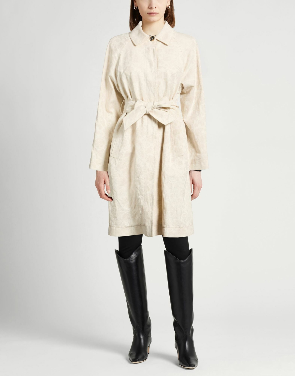 Peuterey Womens Overcoat & Trench Coat Ivory