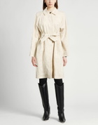 Peuterey Womens Overcoat & Trench Coat Ivory