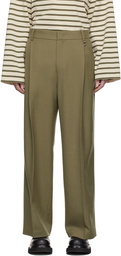 Wooyoungmi Green Wide Trousers