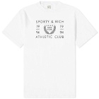 Sporty & Rich Men's SRAC T-Shirt in White