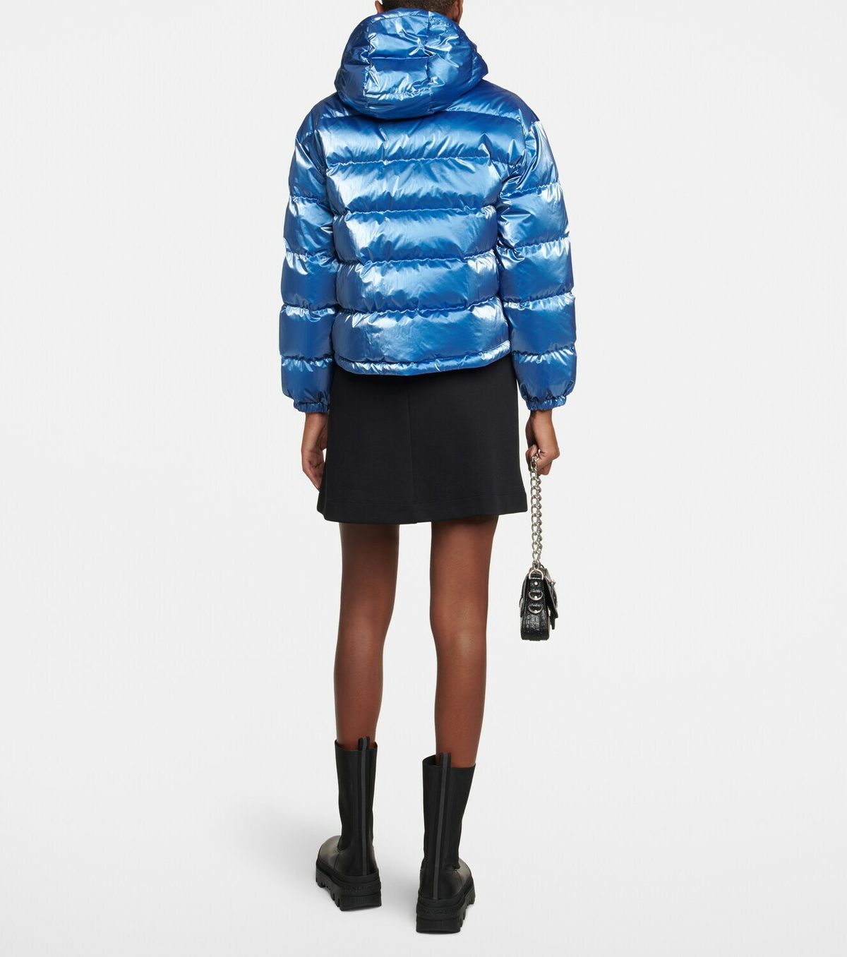 【関税込み】Moncler ブルー Moselotte ダウンジャケット Moncler - Moselotte Short down jacket Moncler