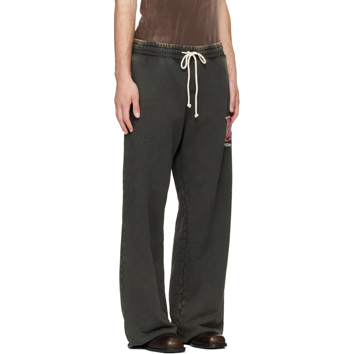 Rivington Roi Rebis Gray 'Anti Death Principal' Sweatpants