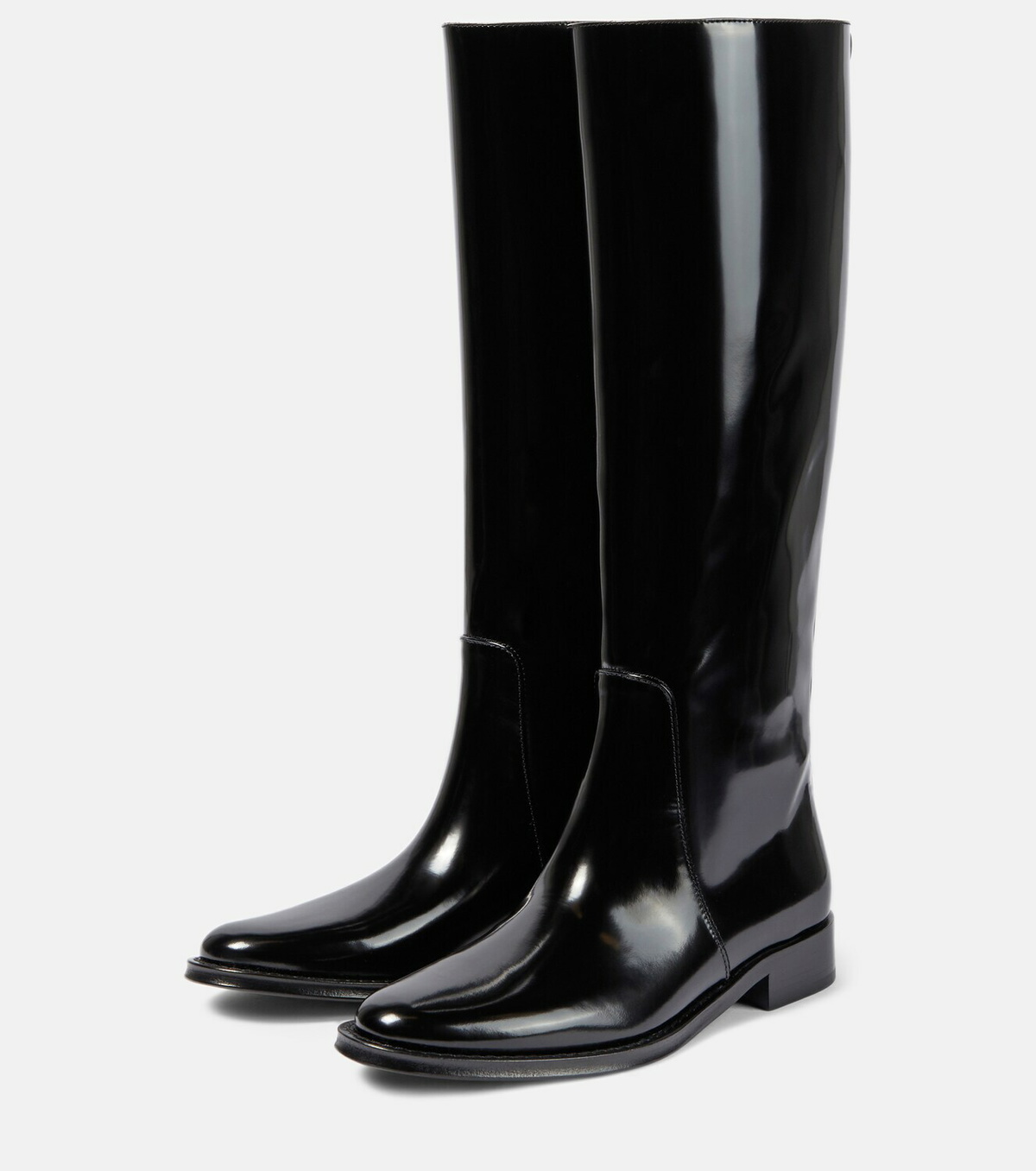 Saint Laurent Hunt leather knee-high boots Saint Laurent