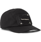 Ader Error - Appliquéd Wool-Twill Baseball Cap - Black