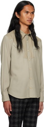 Maiden Name Beige Garrett Shirt