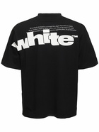 OFF-WHITE Shared Skate Logo Cotton T-shirt