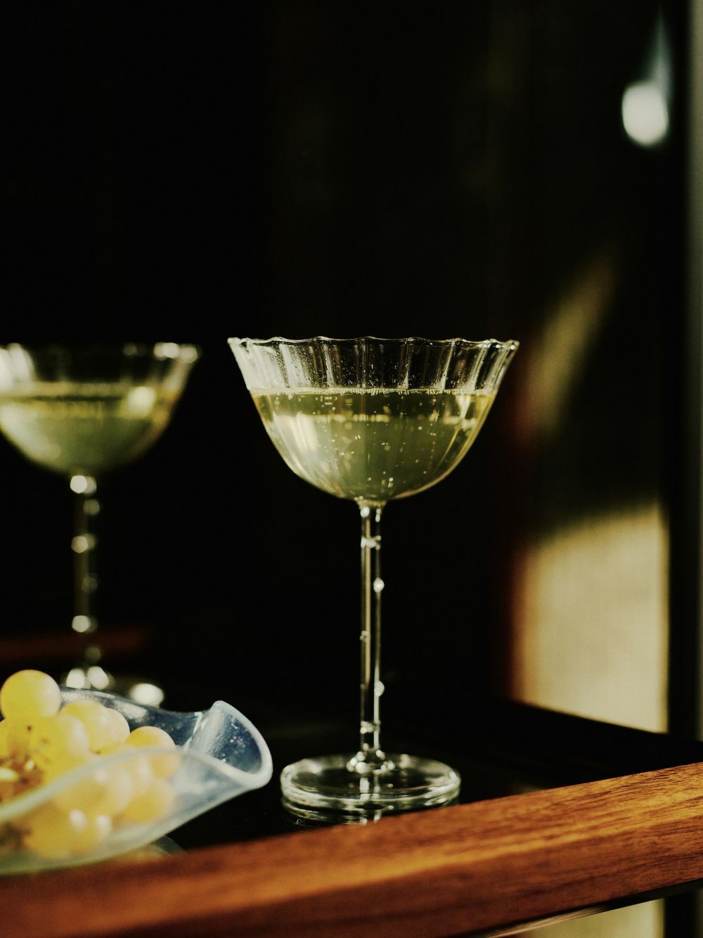 Sophie Lou Jacobsen Ribbed Effect Set Of Four Glasses