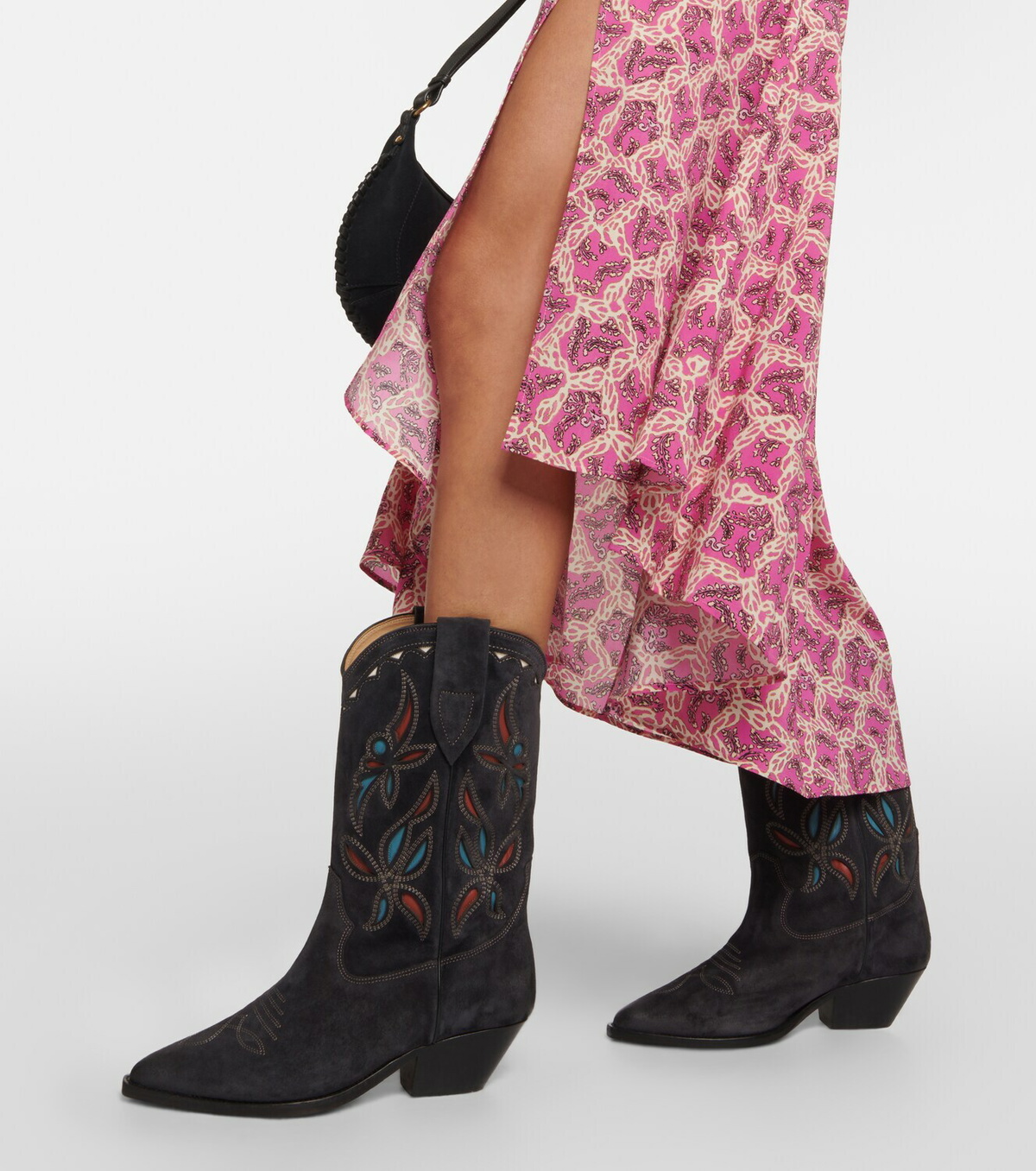 Isabel Marant Duerto suede cowboy boots Isabel Marant
